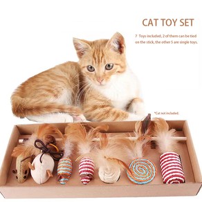 Cat Toy Set(7 Toys included)