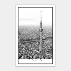 Showcase Puzzles Toyko - Black and White - 1000 Piece Jigsaw Puzzle