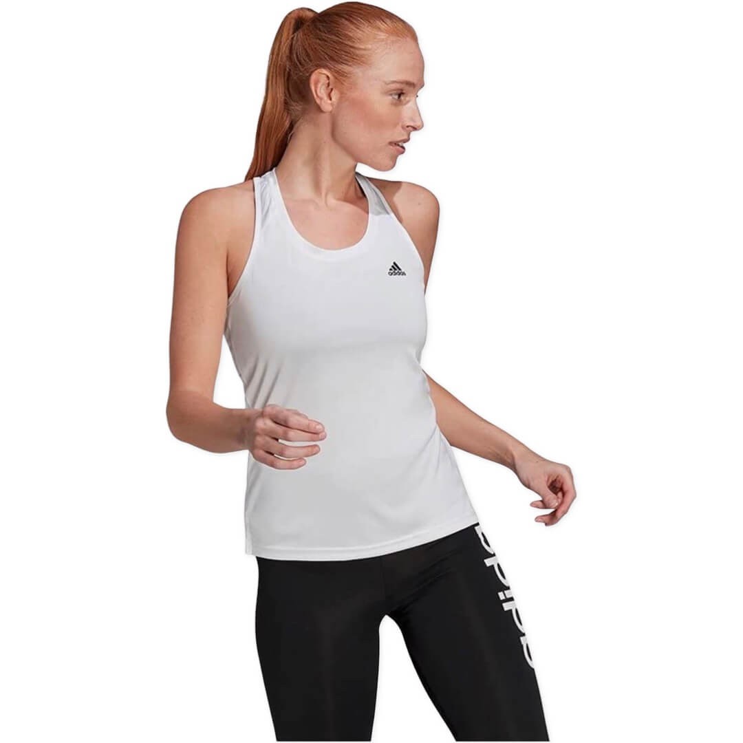 Adidas Women's Tank Sport Yoga Top - White
