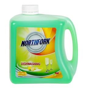 Northfork 2L Biodegradeable Dishwashing Dishes Concentrated Liquid/Soap Lemon
