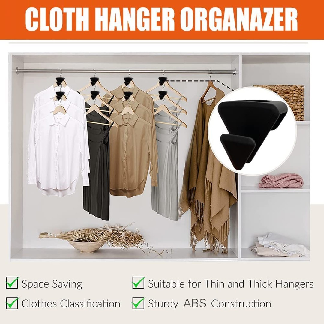 18Pcs Clothes Hanger Connector Hooks, As shown, hi-res