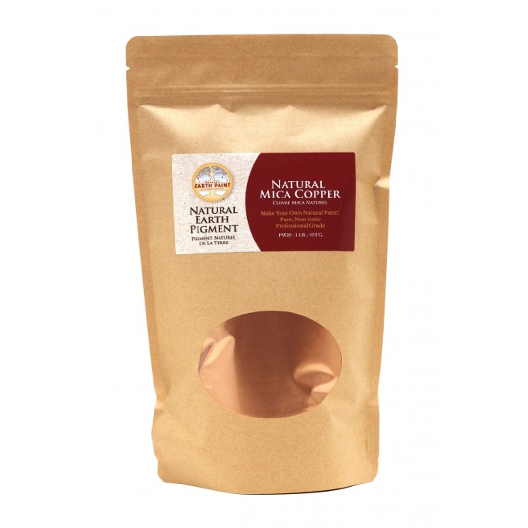 Natural Earth and Mineral Pigments, Pigment Colour : Natural Copper Mica, Pigment Pack Size : 1LB (453g)