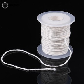 61M White Candle Wick Cotton Candle Woven Wick For Candle DIY And Candle Making Silicone