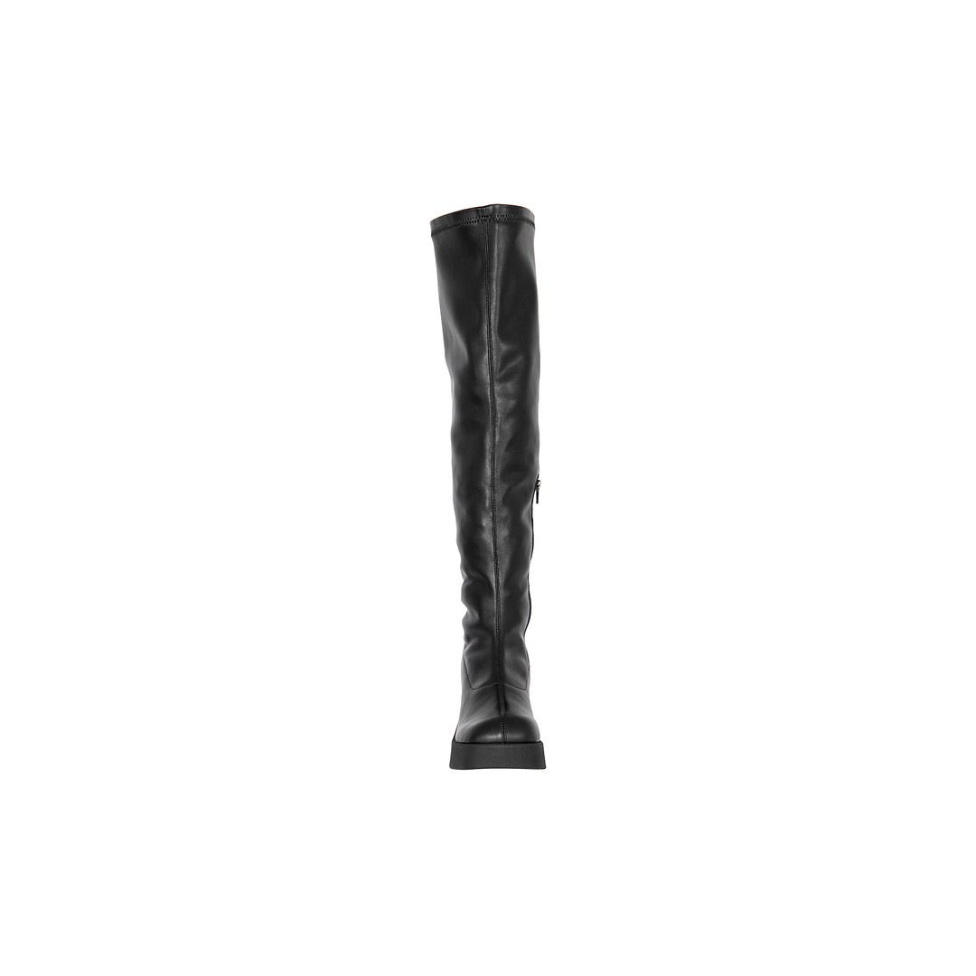 Simulate By Wildfire Women's Platform Knee High Boot, Black, hi-res