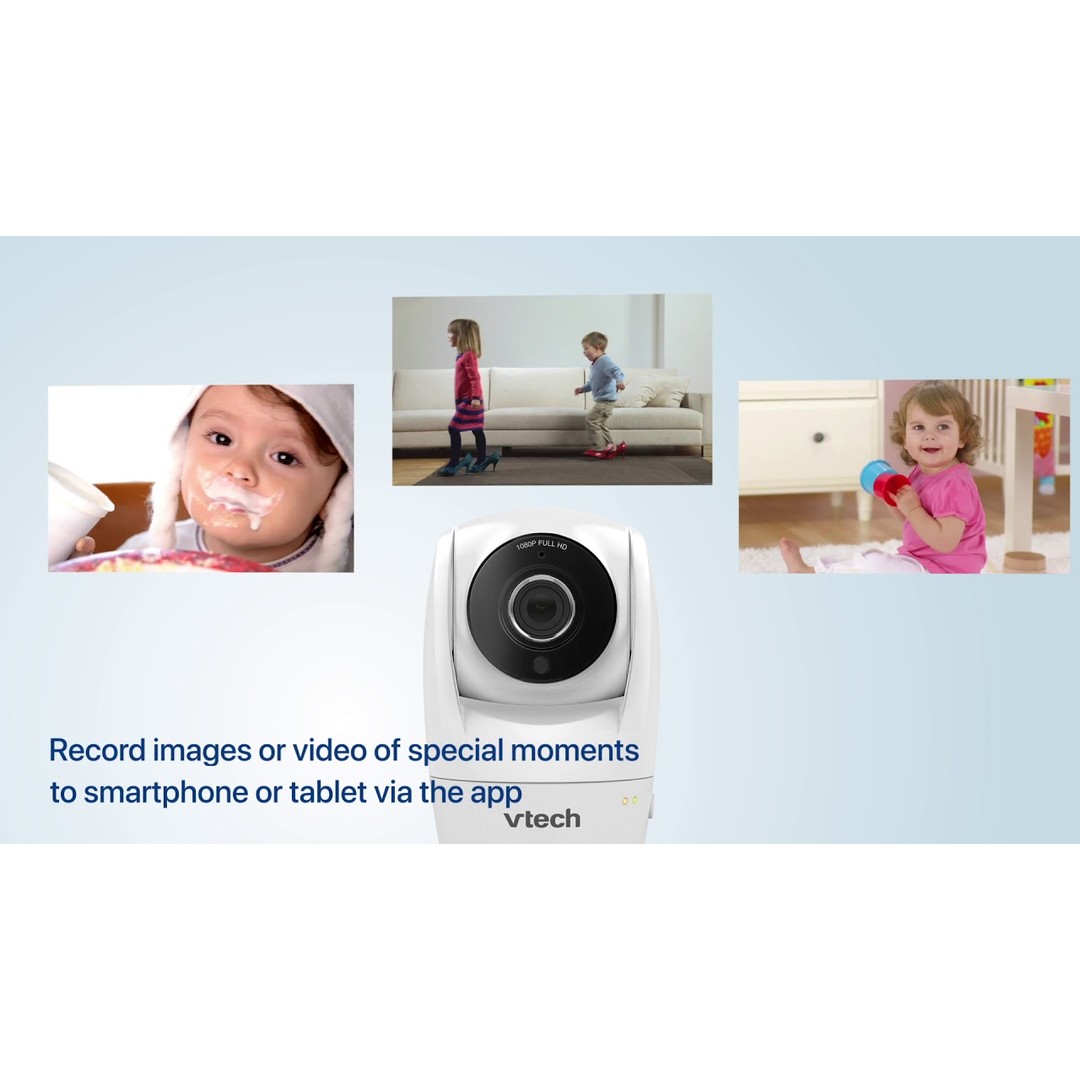 Vtech Safe & Sound RM901 HD Smart Wi-Fi Pan & Tilt Video Monitor With Remote Access, , hi-res