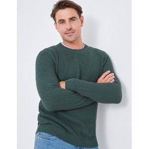 Mens Rivers Chunky Knit Crew Neck Jumper