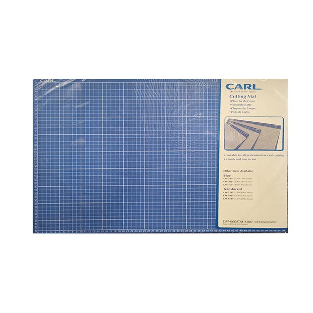 Shop Carl Self Healing 60 x 45cm Sewing/Crafts/Quilting Rubber Cutting Mat Blue KG Electronic