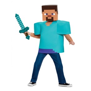 Costume King® Steve Mojang Minecraft Player Video Game Fancy Dress Up Boys Costume