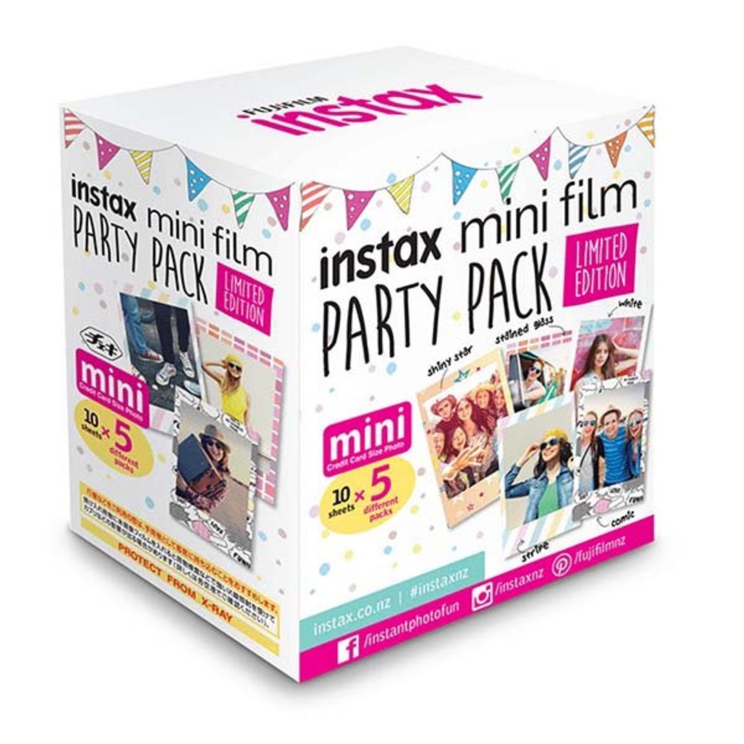Fujifilm Instax Mini Film 50Pk Party