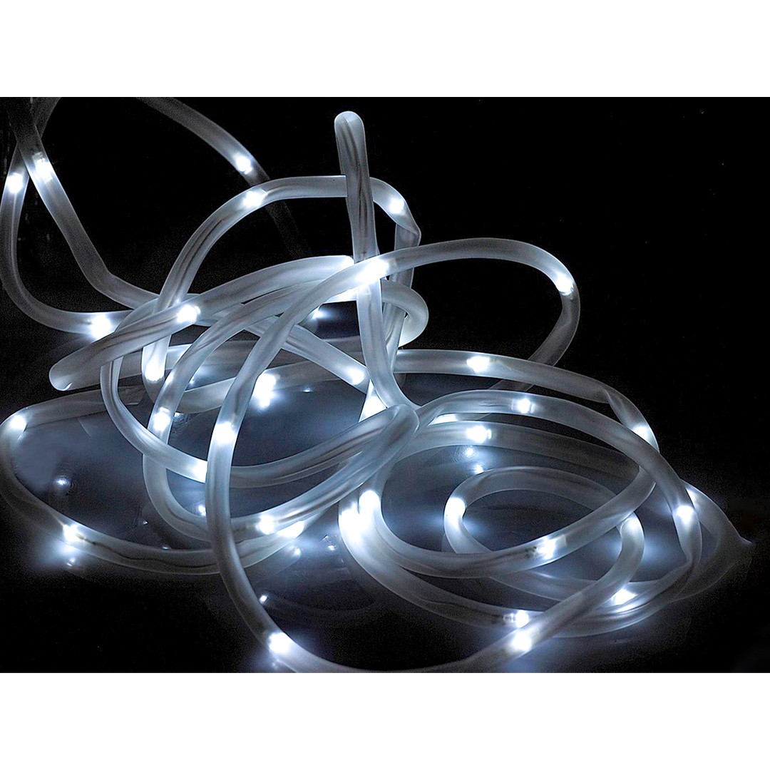 Solar Rope Lights 200 LED 10m Cool White