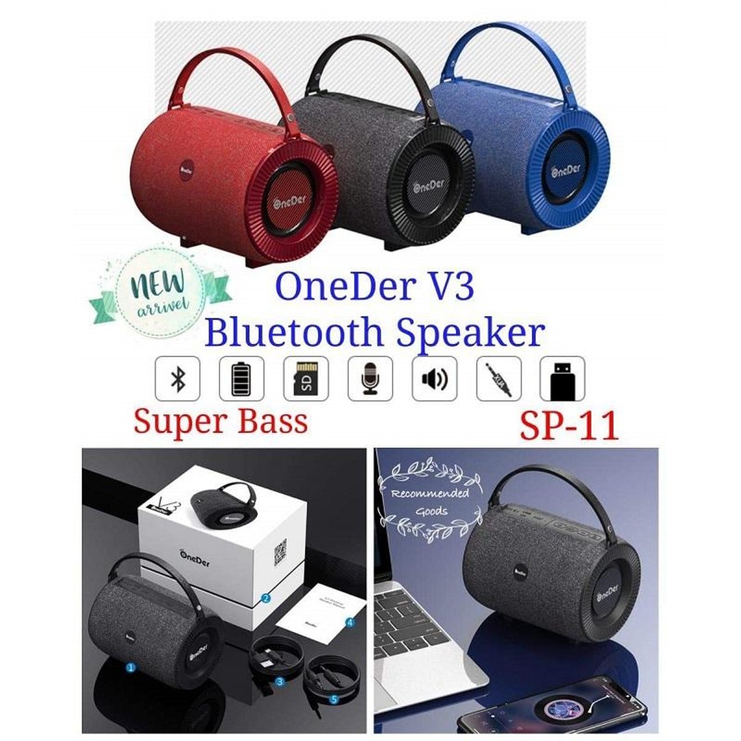 OneDer V3 Wireless speaker Red, , hi-res
