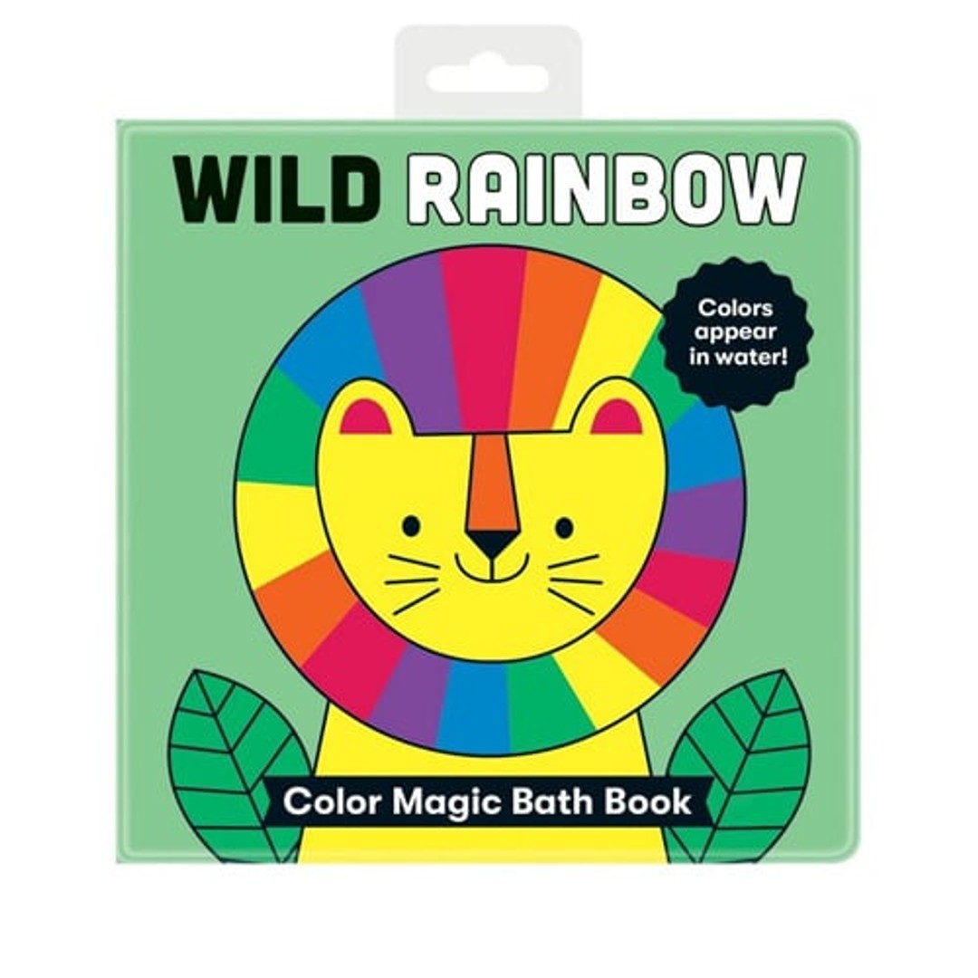 Squoodles Ltd Wild Rainbow Colour Magic Bath Book