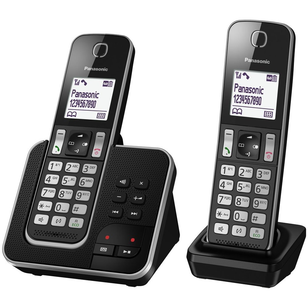 Panasonic KX-TGD322NZB Twin Cordless Phone Pack