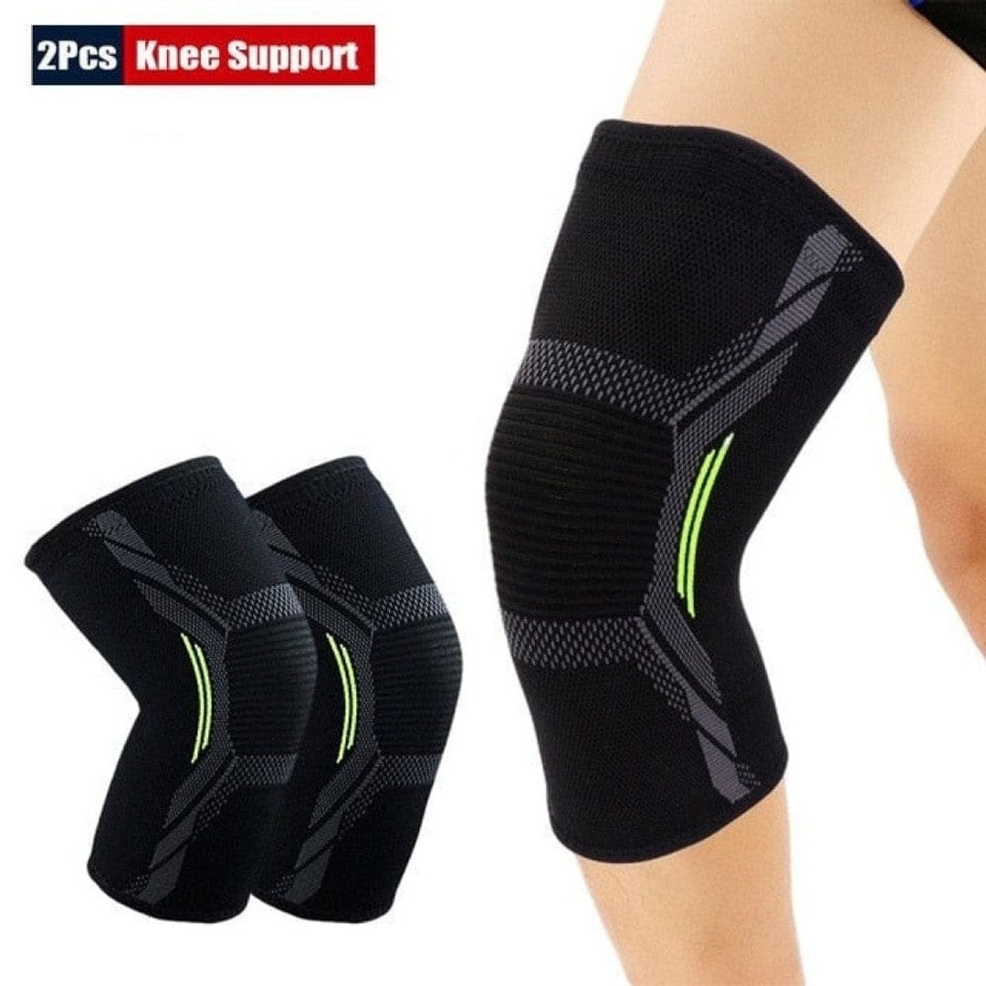 Breathable Elastic Knitted Cloth Elbow Knee Ankle Brace For Cycling Running Basketball