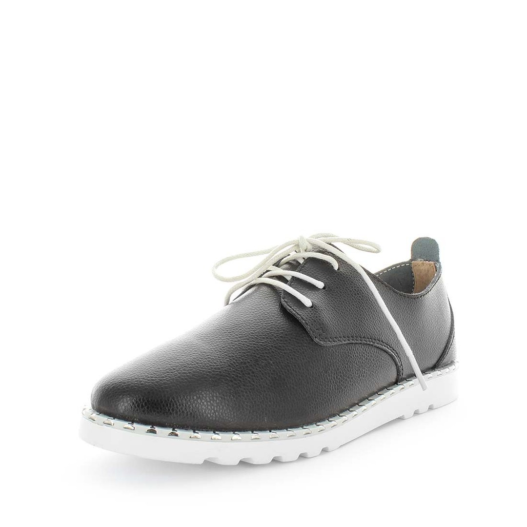 Just Bee Corinne II Leather Lace Up Womens Flat Casual Shoe