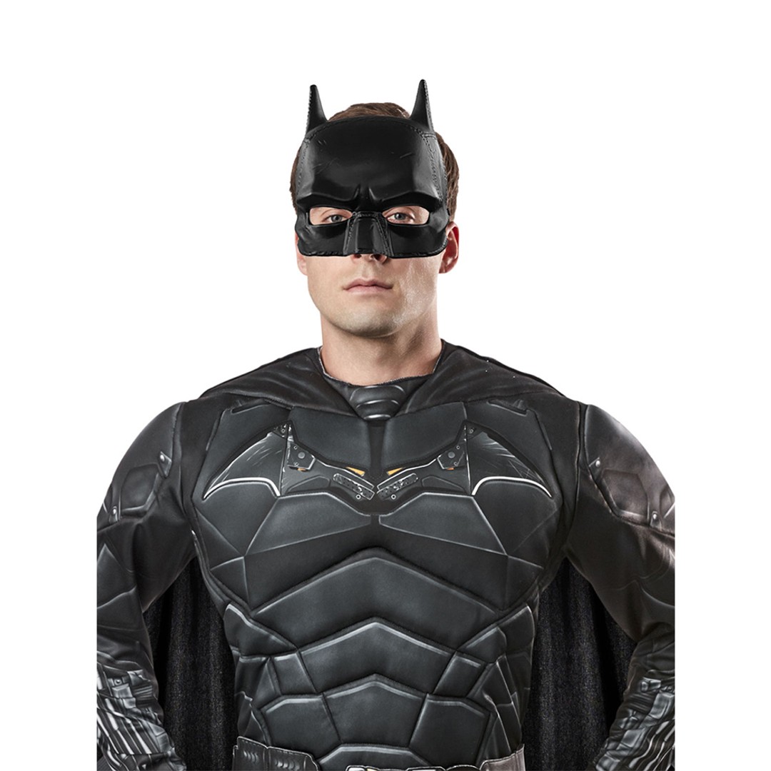 DC Comics The Batman 1/2 Mask Superhero/Halloween Dress Up Adult Mens Costume