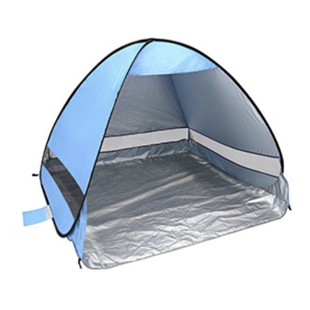 Good Vibes UPF50+ UV Sun Protection 165x150cm Pop-Up Picnic/Beach Tent w/ Bag