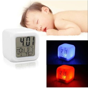 Digital LED Alarm Clock 7 Colours