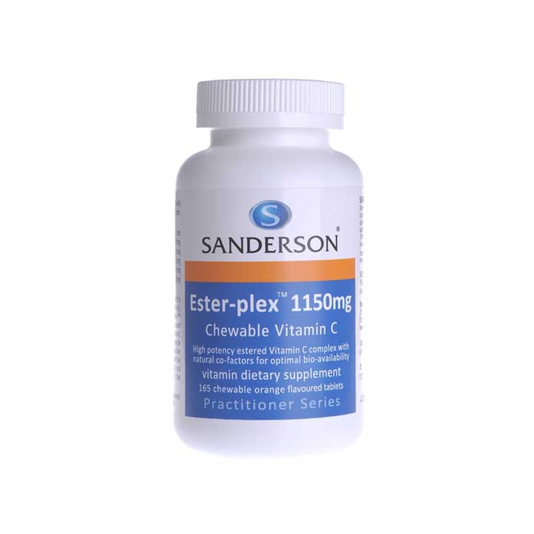 Sanderson Ester-plex Vitamin C 1150mg Orange Chewable 165