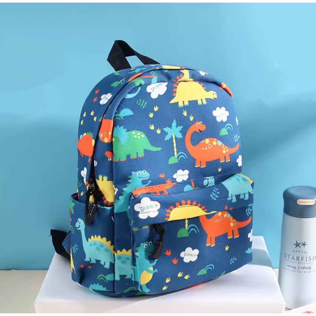Taylorson Dinosaur Print Design Preschool & School Kids Backpack (2-5 years)