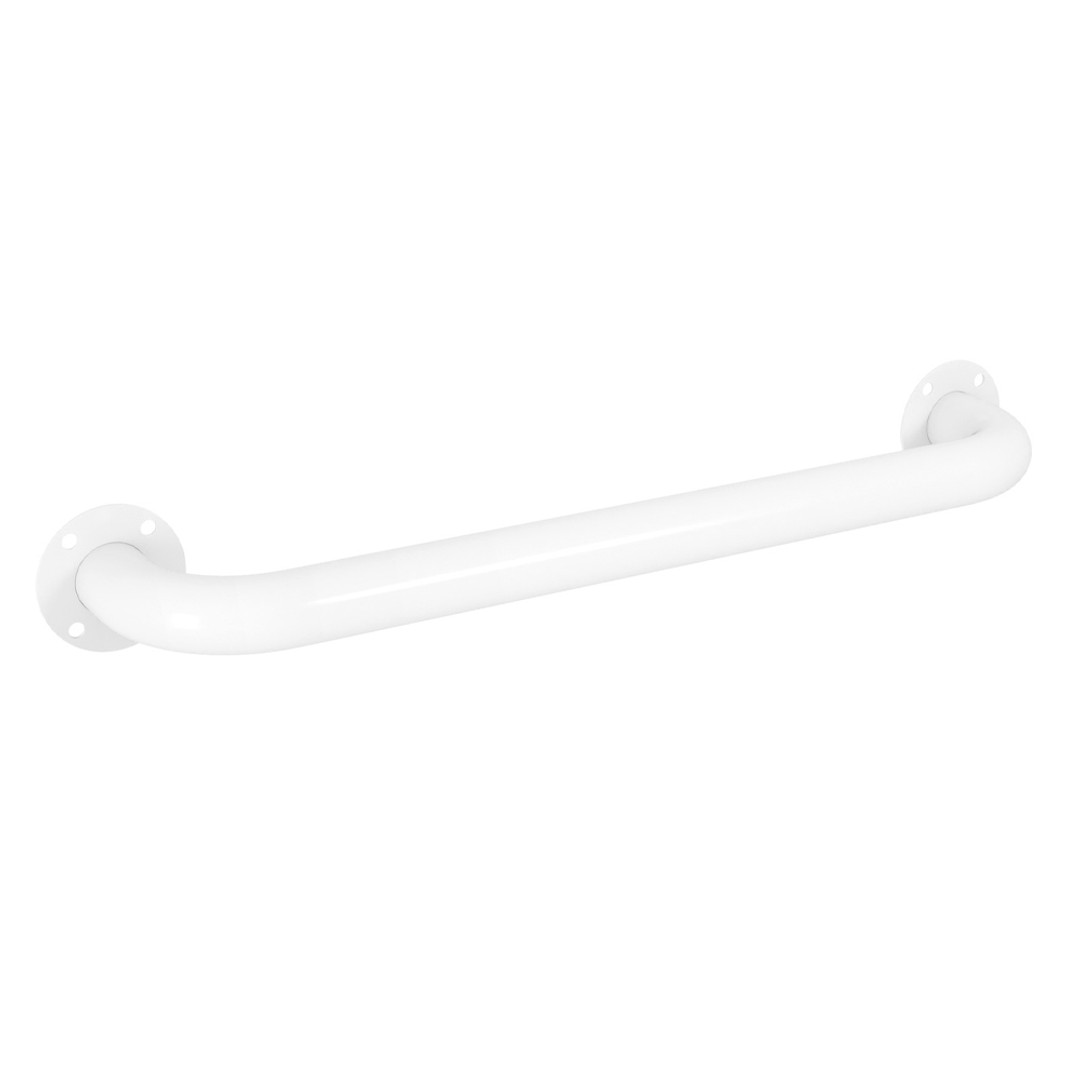 Evekare Exposed Flange Safety Grab Bathroom Wall Hand Rail/Pull Bar 450mm SS WHT