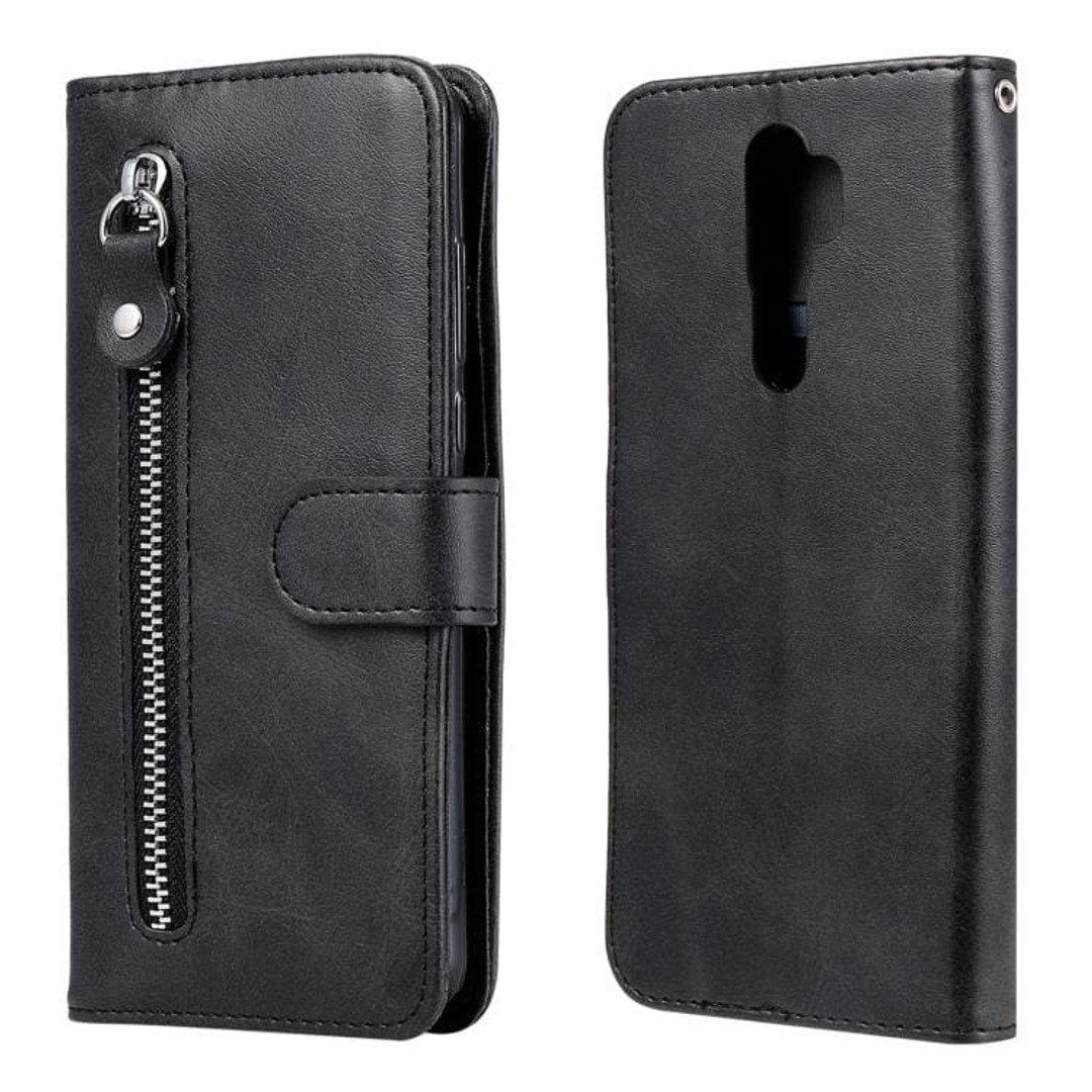 Oppo A5/A9 (2020)/A11X Flip Front Wallet Cover Zip Pocket